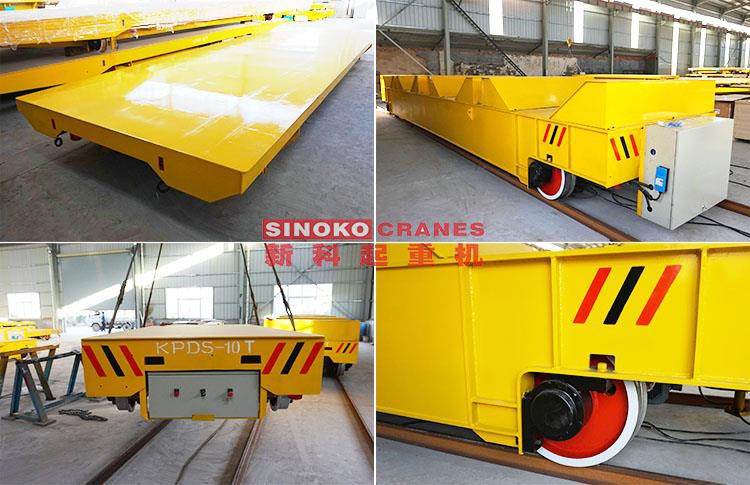15t Battery Operated Automatic Self Propelled Transfer Cart On Rail