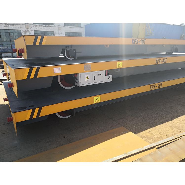 Workshop High Speed Electric 15t Transfer Cart On Rail