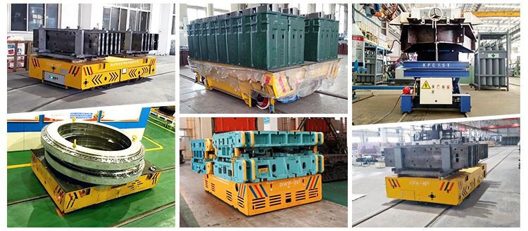 Workshop High Speed Electric 15t Transfer Cart On Rail application (4)