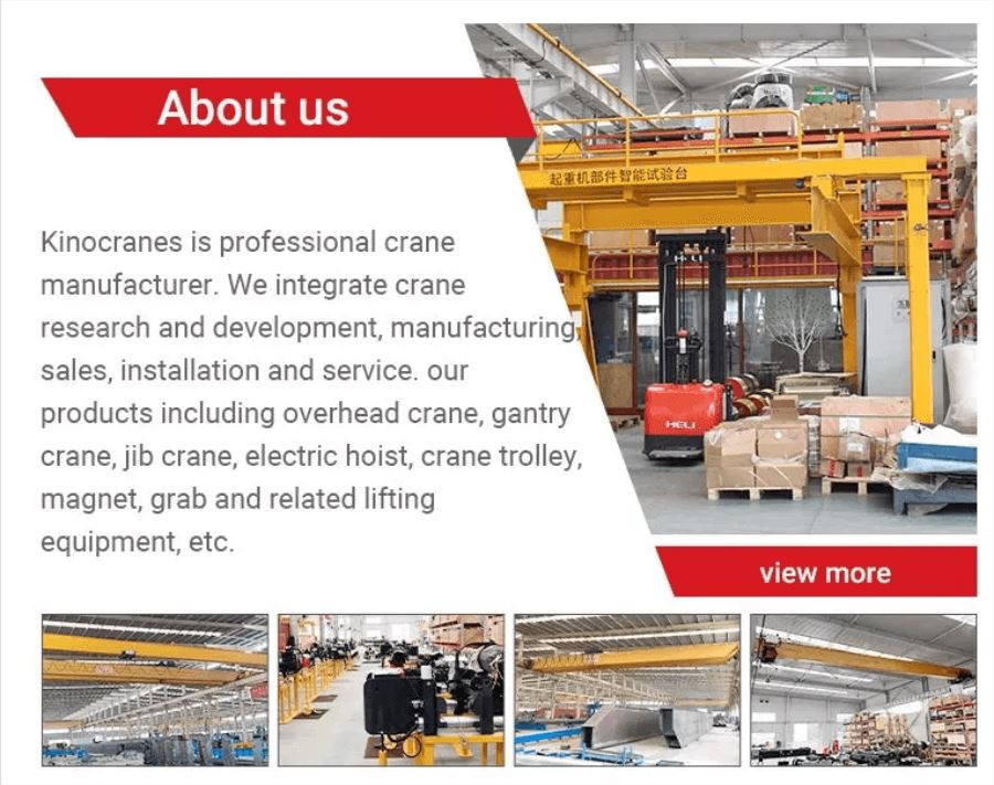 European standard single girder electric hoist overhead cranes company(1)