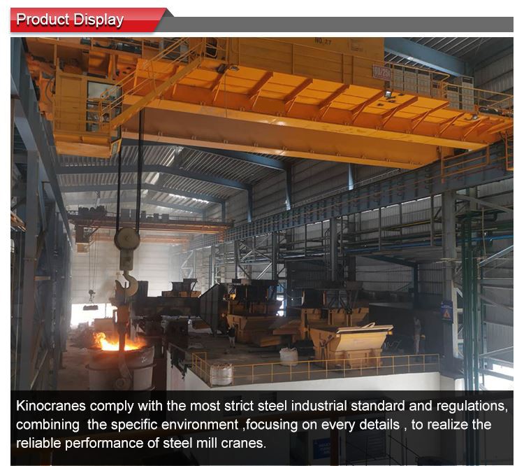 Casting Steel Mill 75 Ton QDY Overhead Bridge Crane