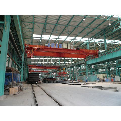 5T+5T ~25T+25T Magnet Lifting Overhead Crane with Magnet Carrier Beam Perpendicular to Main Girder