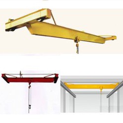 Factory Manual Operational Single Girder Crane with Hoist