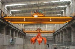 Power Plant Grab and Hook Two Purpose Overhead Crane