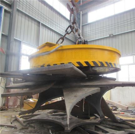 Customized 1200mm Circle Lifting Electromagnet For Steel Scraps