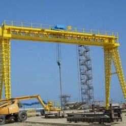 Engineering Single Girder Gantry Crane With Hook For Project