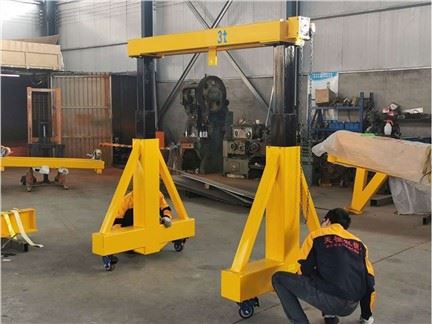 Fully Electric Adjustable Mobile Gantry With Universal Wheels
