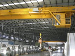 Heavy Duty Double Girder Overhead Cast Crane With Hook for Metallurgy Industry