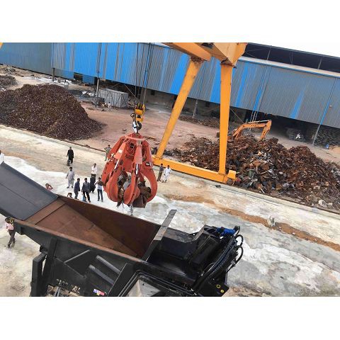 Hydraulic Grab Gantry Crane for Steel Scrap Yard