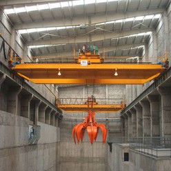 Hydraulic Orange Peel Grab Bucket Overhead Crane for Scrap Handling