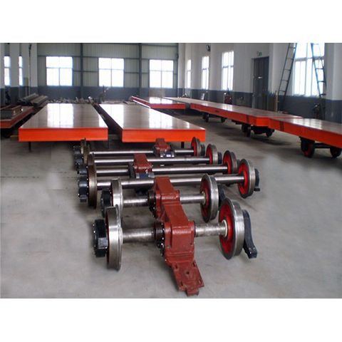 KPJ Motor Driven 5 ton 10 Ton 30 Ton Workshop Use Motorized Rail Transfer Carts Electrical Flat Cart