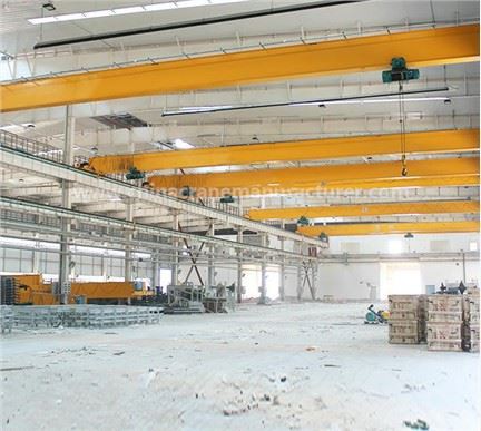 LDA 5ton Single Girder Overhead Crane Lifting Equipment For Manufacturing Plant