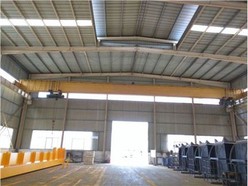 LDA Steel Structure Workshop Single Girder Roof Traveling Overhead Crane with Hoist Lifting Equipment