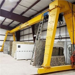 Kinocranes 25 Ton Single Girder Gantry Crane For Marble Granite Stone Plate Lifting
