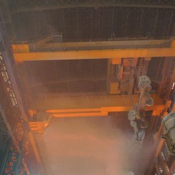 Metallurgy Plant Molten Steel Lifting Ladle Crane with Cooling Equipment