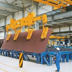 QC 10Ton 15Ton Magnet EOT Crane for Steel Plate Steel Slab Lifting