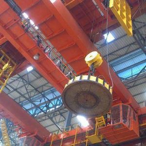 QC Model Steel Plant Steel Meltshop Overhead Traveling Magnetic Crane