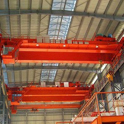 QD Heavy Duty Fast Speed Electric Traveling Cabin Control Overhead Crane for Material Handling