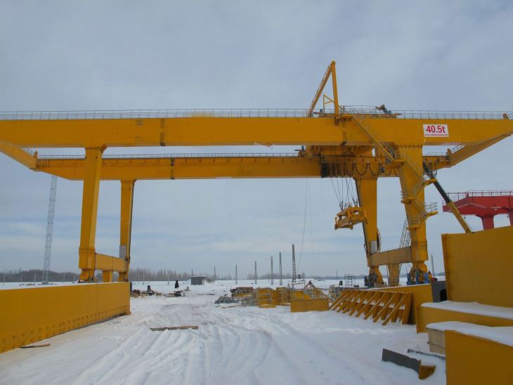 Quay Container Yard Rail Mounted Container Lifting Gantry Crane