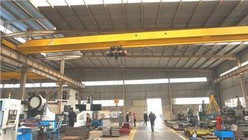 Single Girder Overhead Crane with Electric Hoist for Workshop