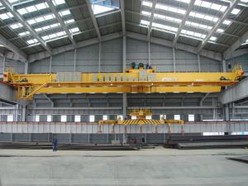 Steel Factory Bridge Crane with Magnet for Steel Handling