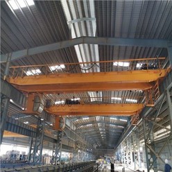 Steel Mill Plant Charging Crane Double Girder Electric Trolley EOT Crane For Lifting Container And Steel Scrap