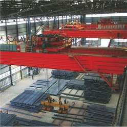 Steel Structure Workshop Overhead Traveling Cranes For Reinforcing Bar