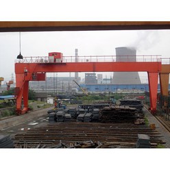 Storage Yard Steel Billet Rebar Handling Gantry Crane with Traverse Beam