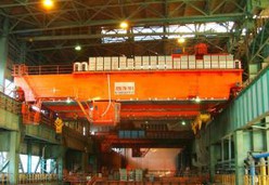 100t/32t 125t/32t Four Girder Metallurgy Bridge Crane for Smelting Workshop